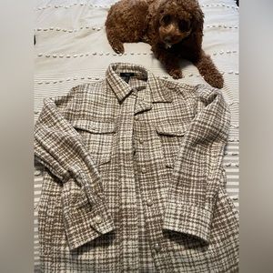 Pearl plaid shacket